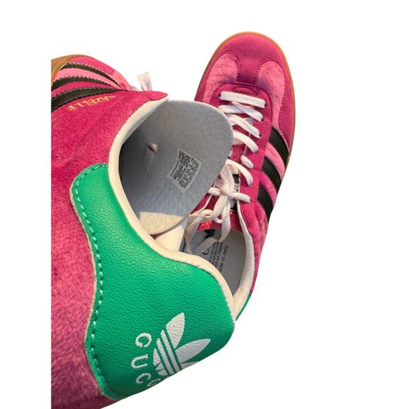 Gucci x adidas Gazelle Pink Velvet Sneakers Men’s 9.5 main image 14